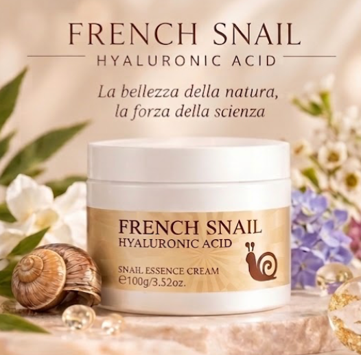 French Snail Hyaluronic Acid - Snail Essence Cream